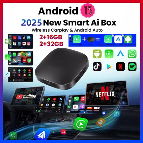 Android 13 Smart AI Box for Factory CarPlay Systems CarPlay Adapter OEM