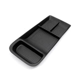 Polestar 4 2023 2024 Car Central Storage Box Center Console Lower layer Tray Organizer Accessories Tidying BLACK Car Interior