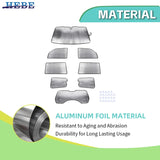 Window Sunshade Heat Insulation for Mitsubishi Pajero Car Interior Accessory HEBE
