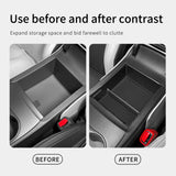 BYD Seal 05 DM-i 2025 Center Console Armrest Box Car Storage Box Accessories Organizer Tidying Tray ABS Black Car Interior Ac