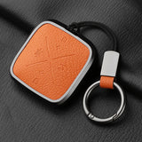 Metal and Leather 4 Button Car Key Case Cover for Zeekr X 001 009 2022 2023