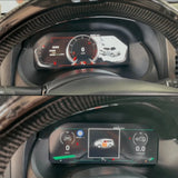 12.3 Inch Digital LCD Instrument Cluster for Mitsubishi Pajero 2006-2021 Android Head Unit ZJCGO