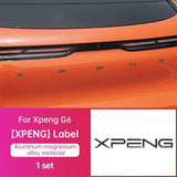 For Xpeng G6 2023 2024 2025 Xiaopeng G6 Black Badge Front Rear Badge Blackened Modification Accessories