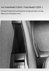 For Tesla Model 3 Model Y Door Inner Handle Trim Frame Decorative Sticker Car Interior Tuning Accessories Made of Alcantara C