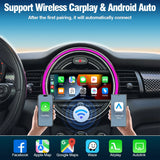 Wireless CarPlay Android Auto Decoder for Mini Cooper 2011–2018 CarPlay Retrofit Module AUTOTOP