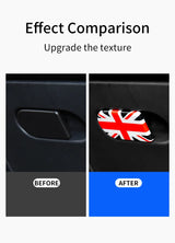 3D Glove Box Handle Sticker for Mini Cooper Aceman Car Interior Accessory GMUNI