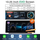 10.25-inch Android Head Unit with Wireless CarPlay for BMW X5