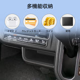 Suzuki Hustler 2021-2025 Center Console Storage Box Car Central Cover Tray TPE Organizer Accessories Tidying Black Car Interi