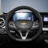 Chevrolet Premium Suede Snap-On Steering Wheel Cover