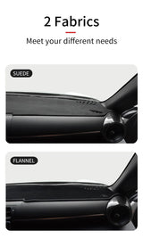 Anti-UV Flannel Dashboard Mat for Toyota GR86 BRZ Car Interior Accessory GMUNI