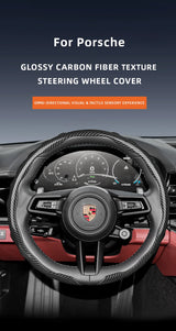 Carbon Fiber Wheel Cover for Porsche Macan Cayenne Car Interior Accessory Hocasen