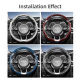Carbon Fiber Wheel Cover Quick Release for Kia Car Interior Accessory Hocasen