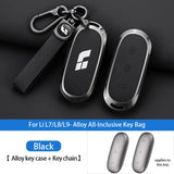 Car Key Case For Li Lixiang L7 L8 L9 2022 2023 Aluminum Alloy Car Key Case Shell