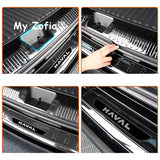 For GWM HAVAL H7 2025-2026 Car Rear Trunk Guard Plate Protective Stainless Steel Panel Threshold Strip Decorative Accessories