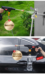 Cordless High Pressure Car Wash Washer Gun 40WH/80WH Electric Water Gun Machine
