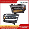LED Matrix Headlights for Dodge Ram 1500 2019-2024