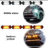 Amber Raptor Style Grill Lights For Toyota RAV4 LED Ambient Light iJDM