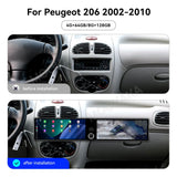 24.6" Dual Screen Android Head Unit for Peugeot 206 2002–2010 Android Head Unit Aotsr