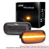 Amber LED Side Marker Light for Audi A3 A4 A6 Car Interior Accessory iJDM