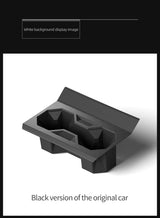 Tesla Cybertruck 2024 Cup Holder Central Control Silicone Drinks Holder Storage Car Interior Accessories Black Grey