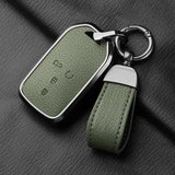 Metal and Leather Car Key Case Cover for Honda CRV and Civic Models