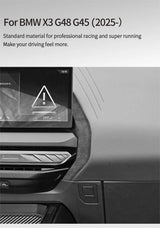Alcantara Dashboard Panel Instrument Trim Sticker for BMW X3 G45 G48 (2025-) Car Interior Accessory OEM