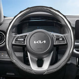 Kia Carbon Fiber Snap-On Steering Wheel Cover