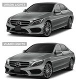 LED Matrix Headlights for Mercedes C-Class 2015-2021 Headlight Assembly Vland