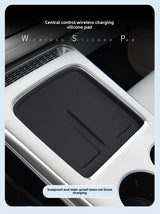 For XPENG Xiaopeng G9 2024 2025 Central Control Wireless Charging Silicone Pad Car Interior Accessory OEM