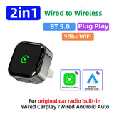 2in1 Wireless CarPlay Android Auto Adapter USB Dongle