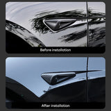 For Tesla New Model 3 Highland 2024 and New Model Y LAUNCH Juniper 2025 Side Camera Cover Lens Protector Black White Red Shin