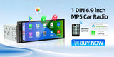 7-inch Single Din CarPlay Stereo for Universal Cars Android Head Unit AKAMATE