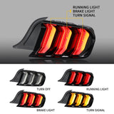 LED Tail Lights Sequential Red for Ford Mustang