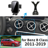 Clip-On Wireless Charging Phone Holder for Mercedes Benz W246 2011-2019 Car Phone Holder CATUSIKI