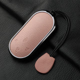 Aluminum Alloy Goatskin Car Key Case Cover For Aito M9 2024
