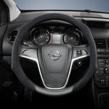 Premium Snap-On Suede Cover for Opel Steering Wheels
