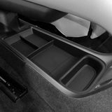Polestar 4 2023 2024 Car Central Storage Box Center Console Lower layer Tray Organizer Accessories Tidying BLACK Car Interior