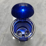 For Jetour Traveller T2 Car LED Ashtray Metal Liner Cigarette Ash Garbage Organizer Cup Holder Auto Interior Accessories Car