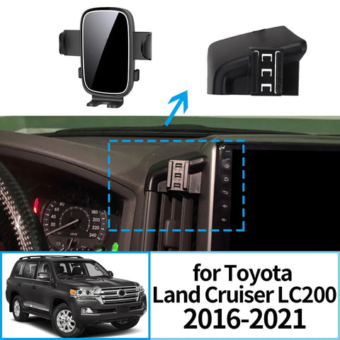 Wireless Charging Phone Mount for Toyota Land Cruiser 2016–2021 Car Phone Holder CATUSIKI
