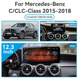 12.3" Android 13 GPS Navigation for Mercedes Benz C Class Android Head Unit Aotsr