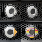 Transparent Grill Emblem Cover for Smart Fortwo 2015+ Car Interior Accessory GMUNI
