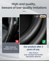 Nio Carbon Fiber Leather Steering Wheel Cover Fit