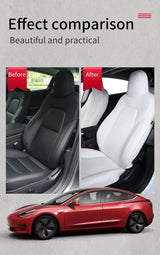 Waterproof PVC Seat Covers Full Set for Tesla Model 3 Y Car Interior Accessory GMUNI