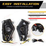 LED DRL Fog Lights Turn Signal for RAV4 2019-2024 Car Interior Accessory MAGIC COLORM