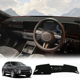 Anti-Slip Leather Dashboard Cover for Hyundai Kona 2023–2025 Dashboard Mat CATUSIKI