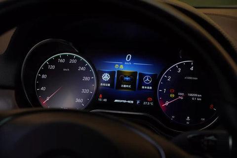 Digital LCD Instrument Cluster for Mercedes Benz GLE 2015–2019 Android Head Unit Aotsr Digital Cluster Eight Core