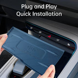 For Zeekr 001 Car Center Console Wireless Charging Mat Silicone Anti Slip Scratch-resistant Pad Interior Accessories Car Inte