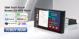 1Din Universal Car Stereo with Bluetooth MP3 and USB Car Interior Accessory AKAMATE