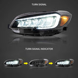 LED Headlights Chrome for Subaru WRX 2015-2021 Car Interior Accessory vland