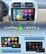 9-Inch 2K QLED Android Head Unit for Toyota Corolla 2007–2013 Android Head Unit RSNAVI